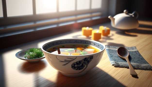 Традиционные японские сопровождающие блюда к мисо-супу