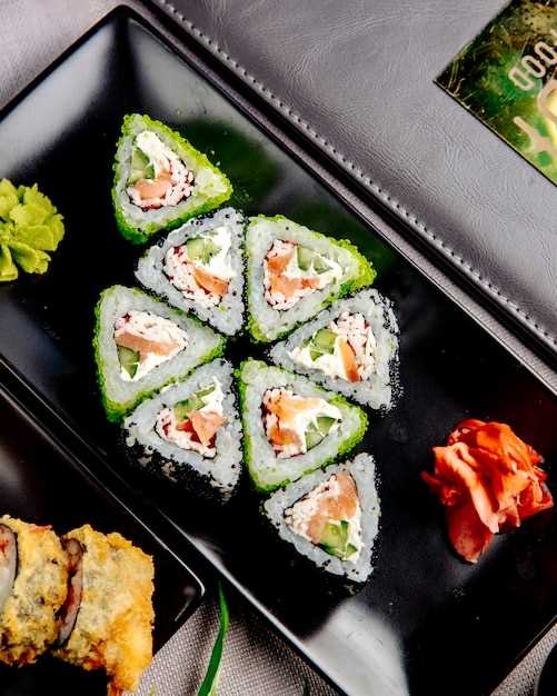 Другие варианты вегетарианских суши и роллов: